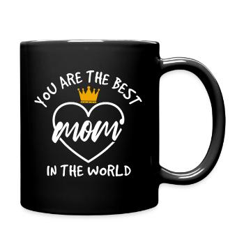 Beste Mama der Welt Geschenkhemd - Tasse einfarbig - Schwarz - Rechts