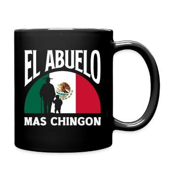 Mexiko Stolz & Heimat Mexikaner Mexico Flagge - Tasse einfarbig - Schwarz - Rechts