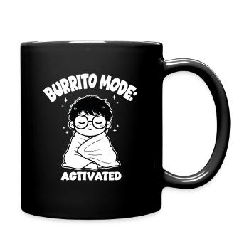 Burrito Cover Mode - Full Colour Mug - black - Right