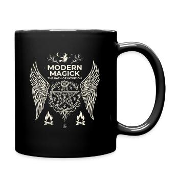 Modern Magick Pfad der Intuition - Tasse einfarbig - Schwarz - Rechts