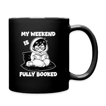Lecteur Livre Fully Booked Manga - Mug uni - noir - Droite