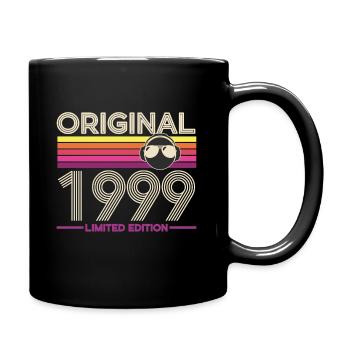 Originalausgabe von 1999 Vintage - Tasse einfarbig - Schwarz - Rechts