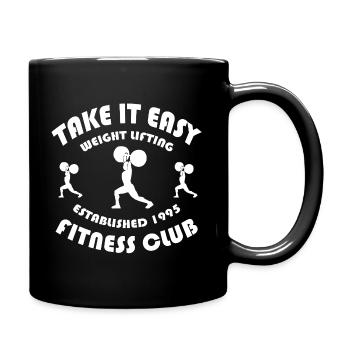 Take it Easy - Full Colour Mug - black - Right