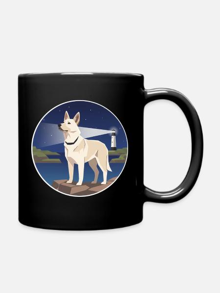 Garde du phare : Can de Palleiro Nocturno - Mug uni - noir