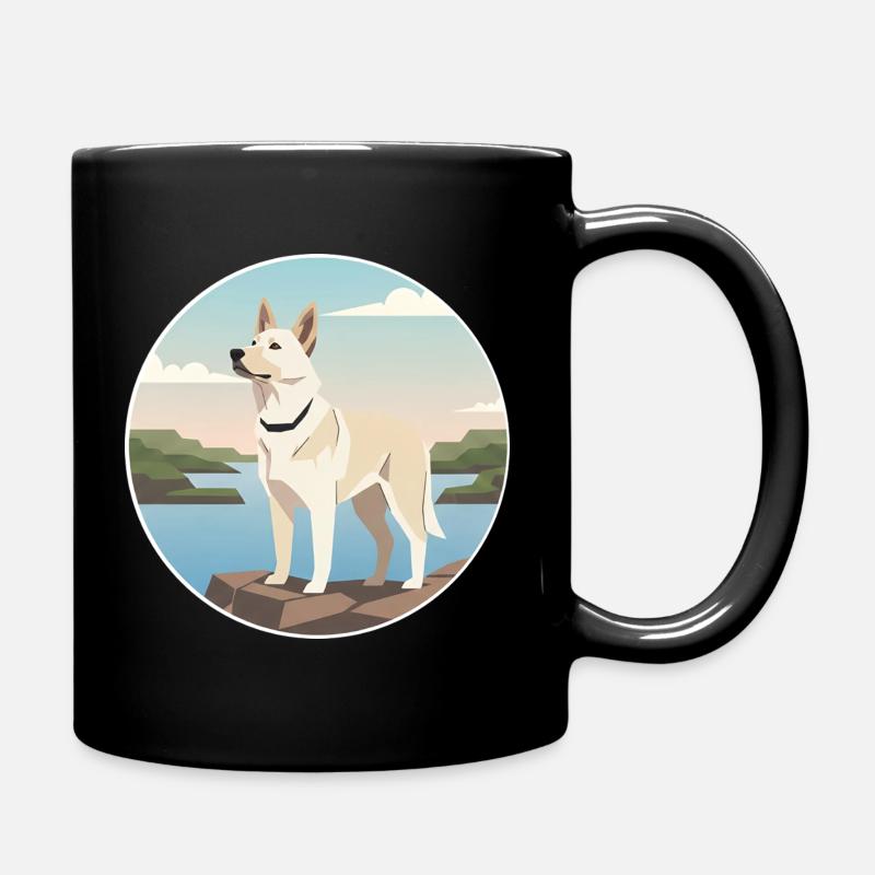 Wächter der Mündung: Can de Palleiro - Tasse einfarbig - Schwarz