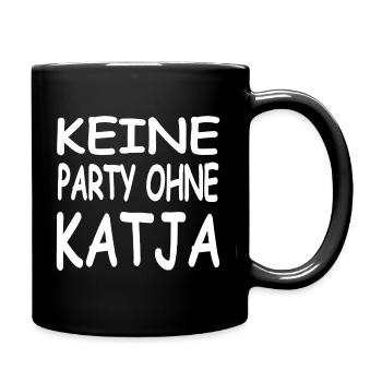 Katja - Tasse einfarbig - Schwarz - Rechts