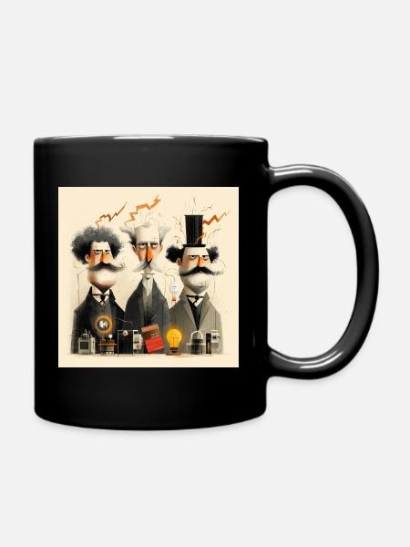 Zukunft erfinden - Tasse einfarbig - Schwarz