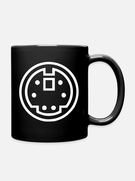 ADB connector - Full Colour Mug - black