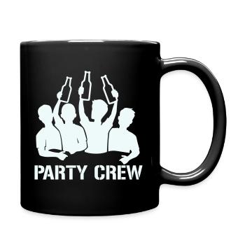 Bottle Raise Party Crew - Full Colour Mug - black - Right