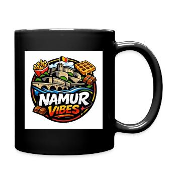 Namur Streetwear Culture Logo – Belgium Urban - Tasse einfarbig - Schwarz - Rechts