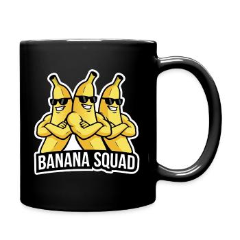 Funny Banana: Fruit and Humor Design - Full Colour Mug - black - Right