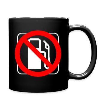Stop gasoline diesel prices prohibition graphic - Full Colour Mug - black - Right