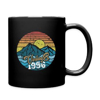 Vintage 1996 - Tasse einfarbig - Schwarz - Rechts
