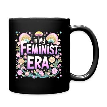 À mon époque féministe - psychédélique - Mug uni - noir - Droite