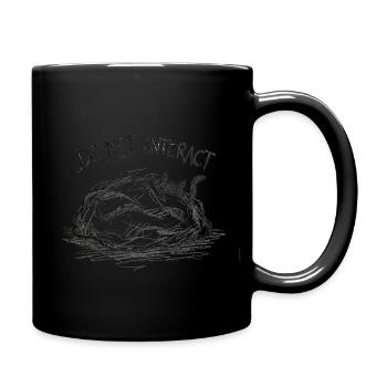 Do Not Interact – Sketch - Full Colour Mug - black - Right