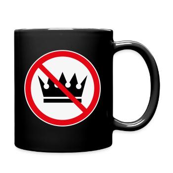 No Kings! (Protest Design / 3C) - Full Colour Mug - black - Right