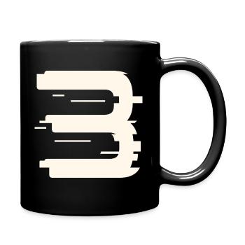 3 - Mug uni - noir - Droite