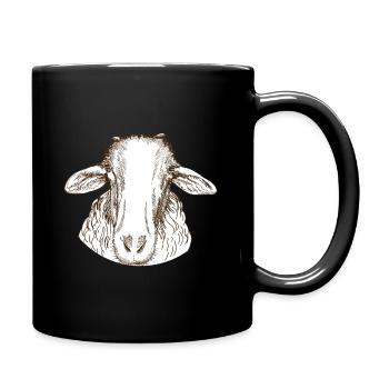 Mouton - Mug uni - noir - Droite