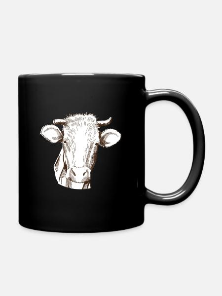Vache - Mug uni - noir
