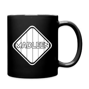 Geschenk Vor - Tasse einfarbig - Schwarz - Rechts