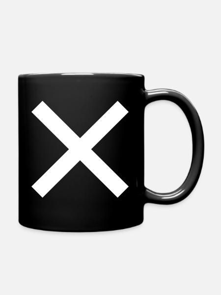 Signes X - Mug uni - noir