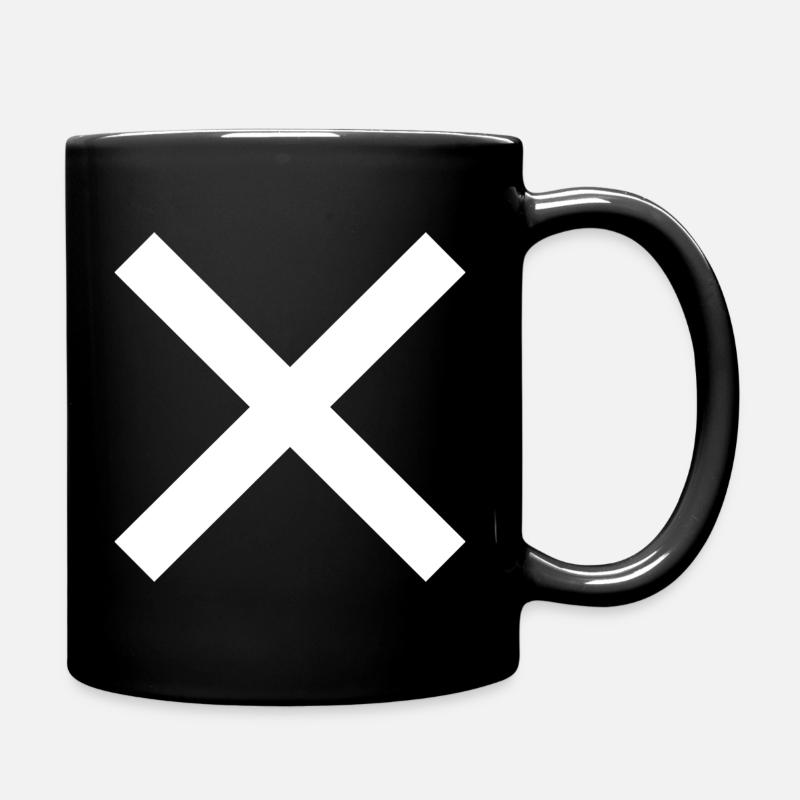 Signes X - Mug uni - noir