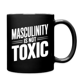 Masculinity Is Not Toxic - Full Colour Mug - black - Right