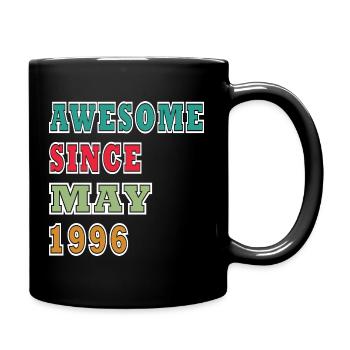 Awesome Since May 1996 - Tasse einfarbig - Schwarz - Rechts