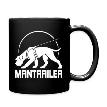 Riesenschnauzer MANTRAILER Suchhunde Hund Wilsigns - Tasse einfarbig - Schwarz - Rechts