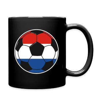 Équipe de football des Pays-Bas - Mug uni - noir - Droite