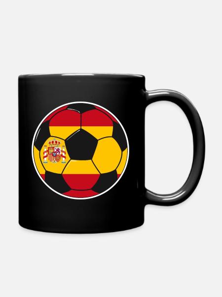Football team Spain - Full Colour Mug - black
