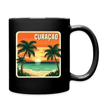 Curacao - Tasse einfarbig - Schwarz - Rechts