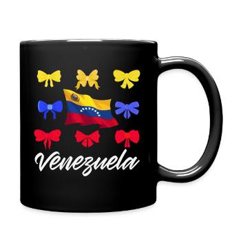 Venezuela Flagge Stolz & Heimat Venezuela - Tasse einfarbig - Schwarz - Rechts