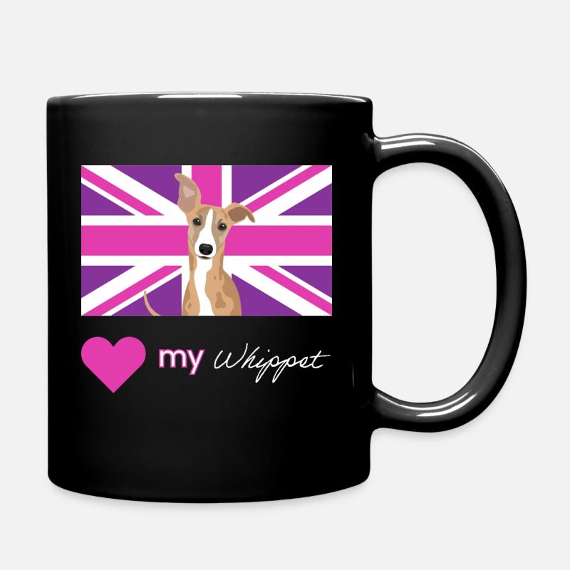 PURPLEWHIPPET (Blanc) - Mug uni - noir