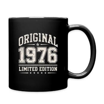 Original 1976 Vintage Edition Anniversary Gift - Full Colour Mug - black - Right