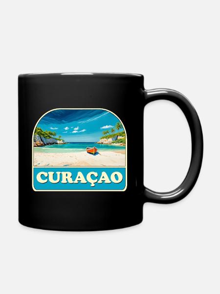 Curaçao - Mug uni - noir