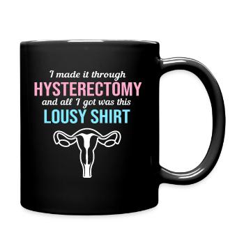 Hystérectomie ovarienne Utérus Utérus - Mug uni - noir - Droite