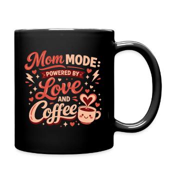 Mom Mode Coffee Love - Full Colour Mug - black - Right