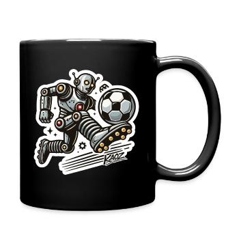 Robo Striker Soccer Bot - Full Colour Mug - black - Right