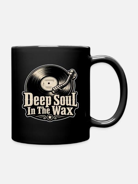 Deep Soul Wax in the wax - Full Colour Mug - black