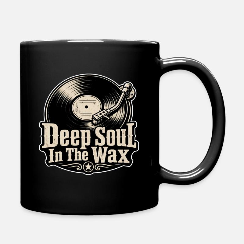 Deep Soul Wax in the wax - Full Colour Mug - black
