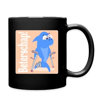 Get well soon children - Full Colour Mug - black - Right