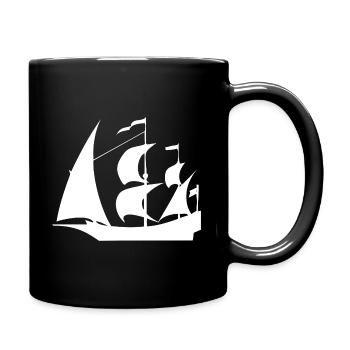 Sail - Full Colour Mug - black - Right