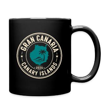 Gran Canaria Sommerferien 2026 – Insel-Vibes - Tasse einfarbig - Schwarz - Rechts