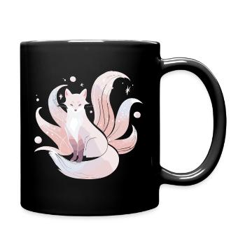 Nine-Tailed Fox - Gentle Magic - Full Colour Mug - black - Right