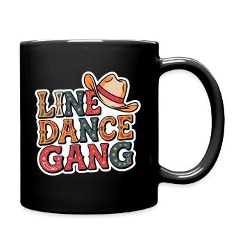 Line Dance Gang - Full Colour Mug - black - Right