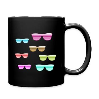 Sun grooves - Full Colour Mug - black - Right