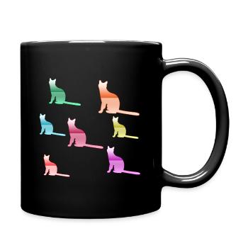 feline - Full Colour Mug - black - Right