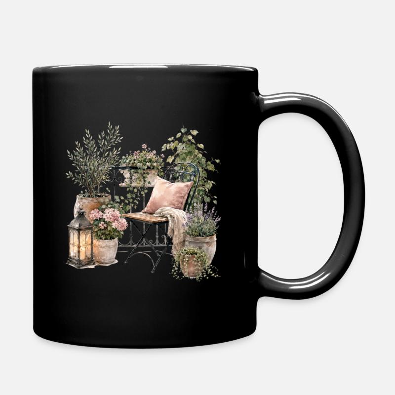 Gemütliche Balkonoase - Mug uni - noir