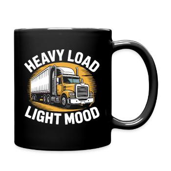 Professional Driver Truck Driver Truck Gift - Full Colour Mug - black - Right